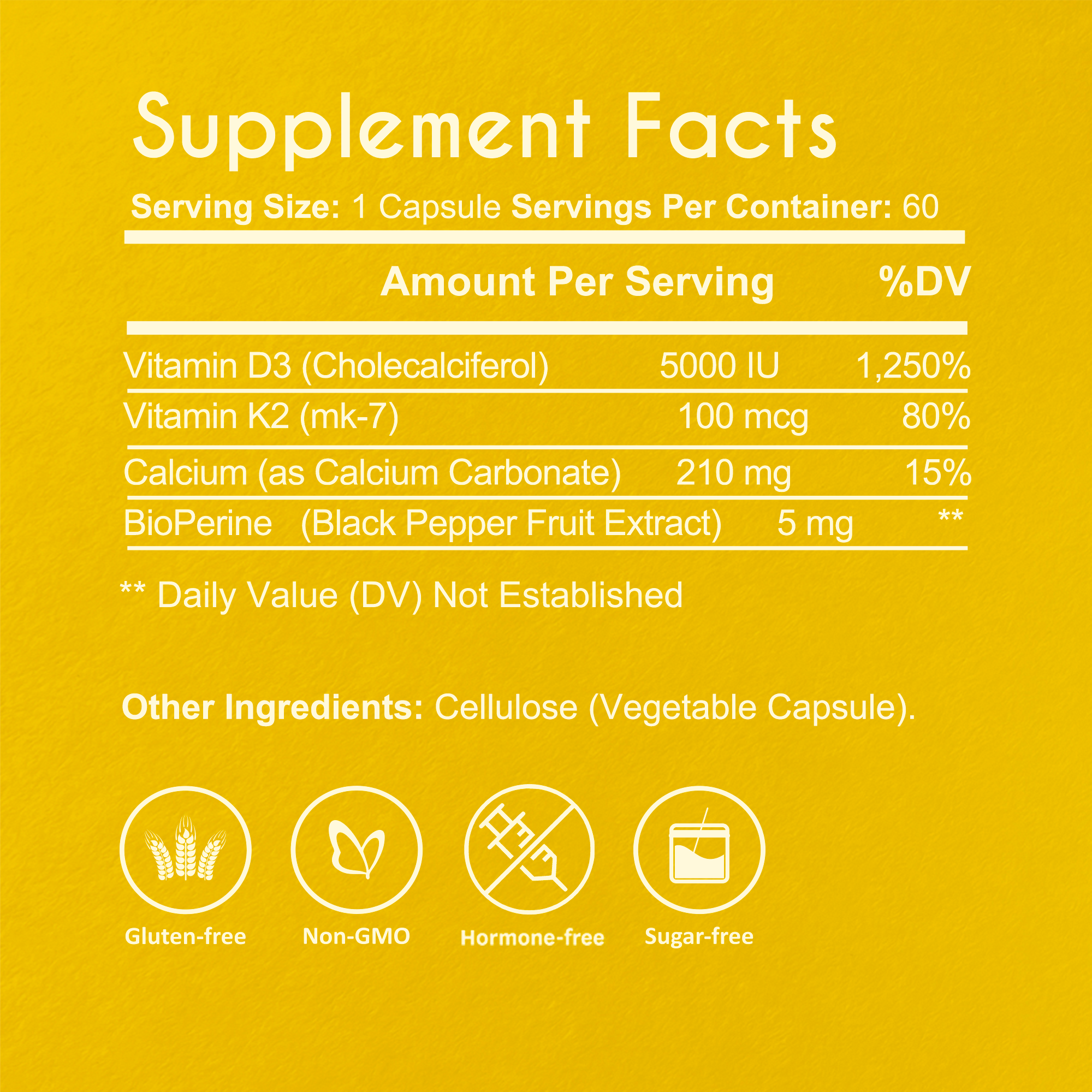Solar Essence Vitamin D3 K2 +