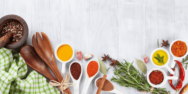 Spices in the table