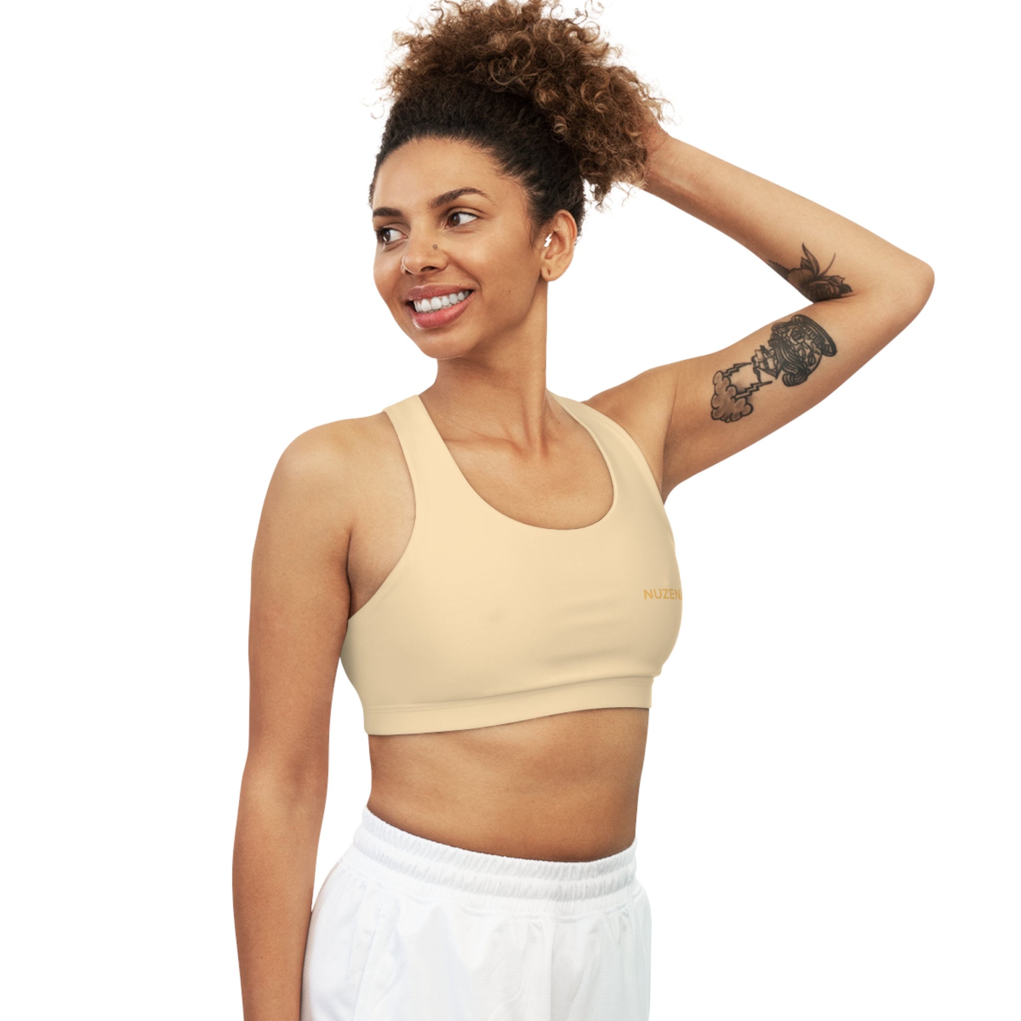 Crème Brûlée Seamless Sports Bra