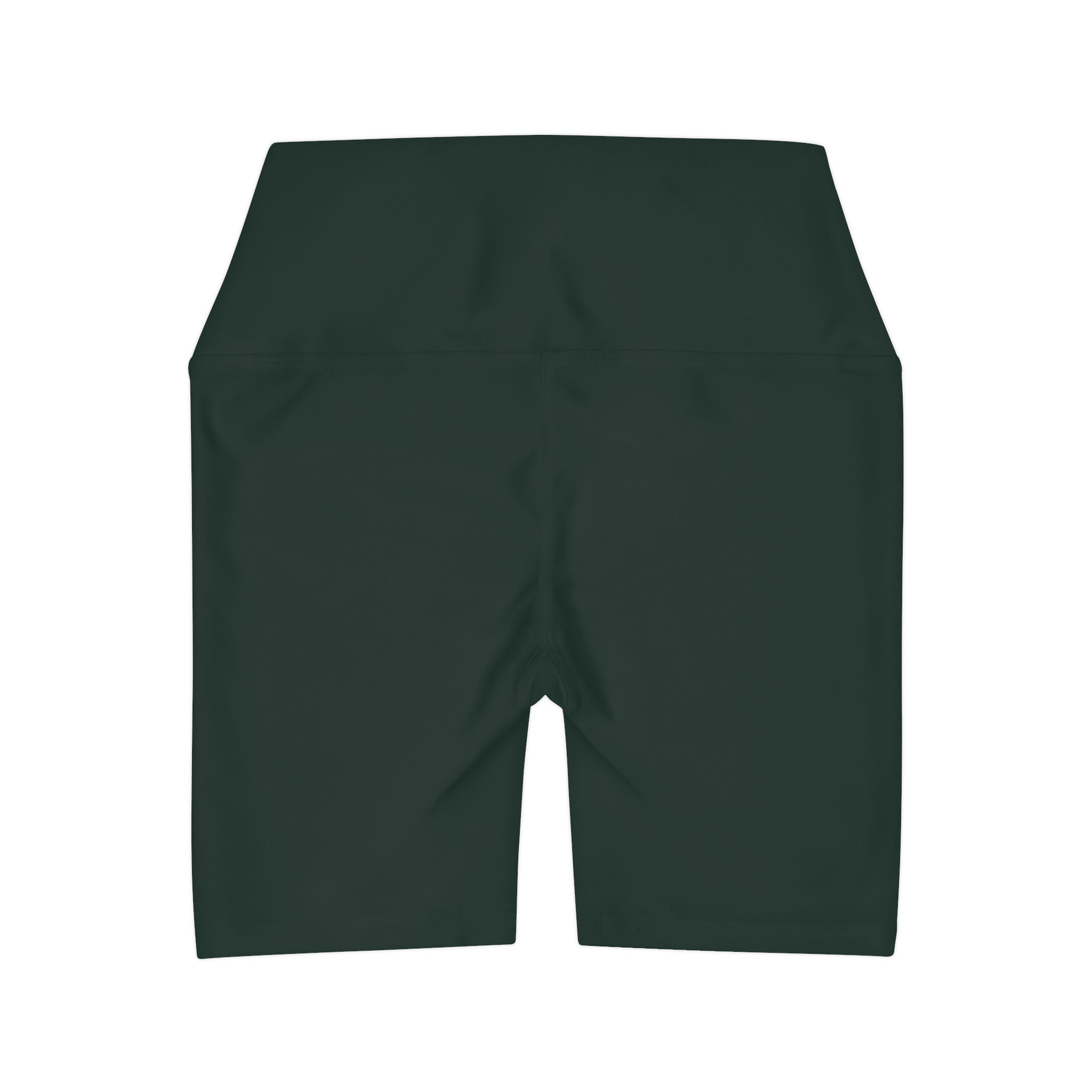 Forrest Green High Waisted Yoga Shorts