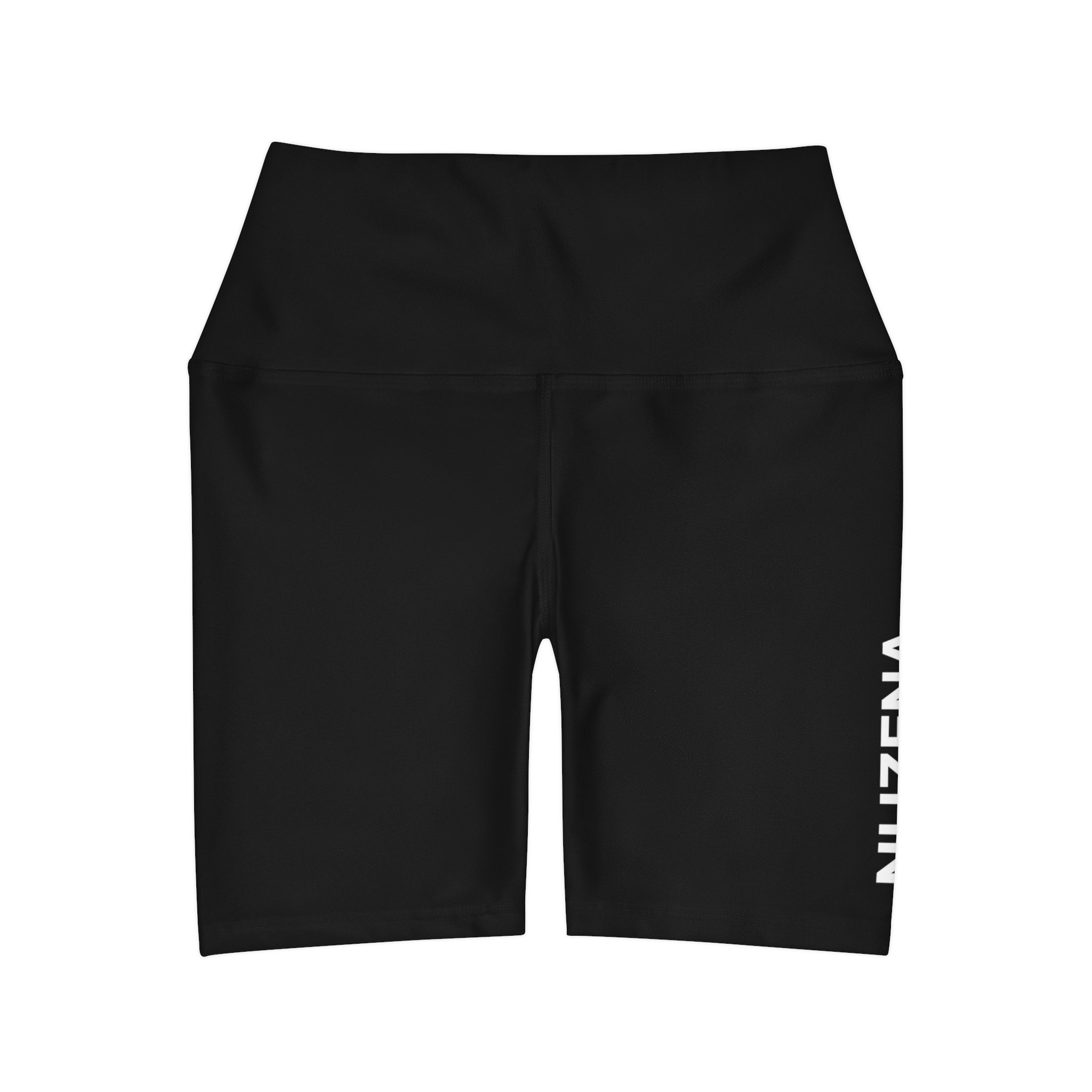 Midnight Black High Waisted Yoga Shorts