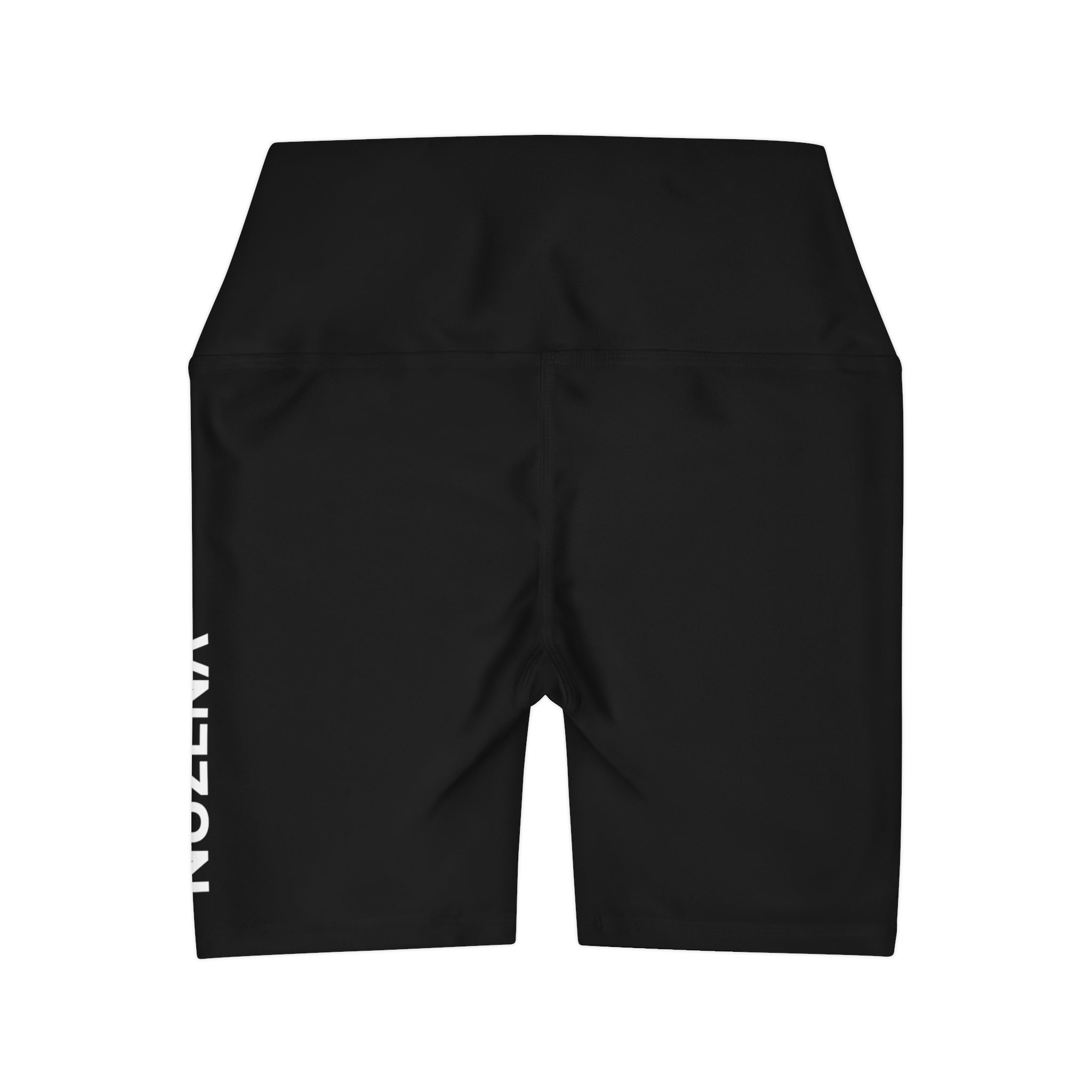 Midnight Black High Waisted Yoga Shorts