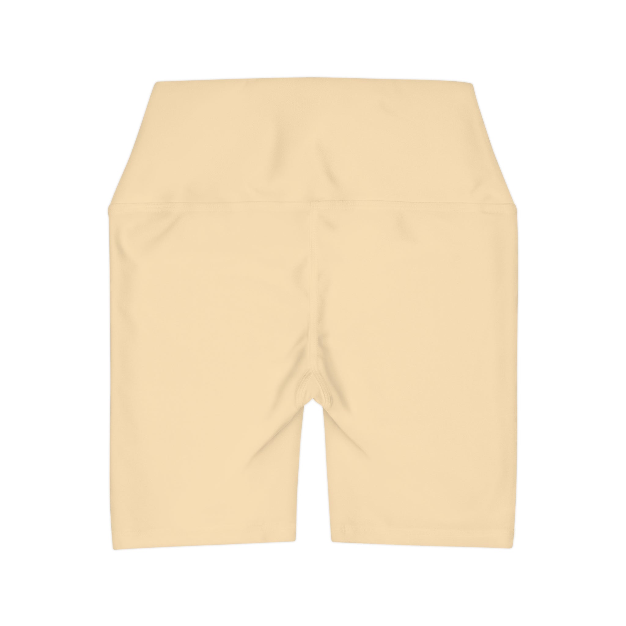 Crème Brûlée High Waisted Yoga Shorts