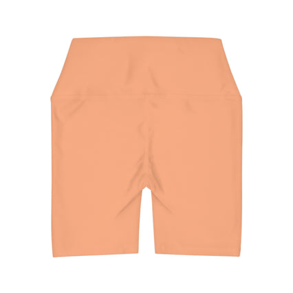 Passion Peach High Waisted Yoga Shorts