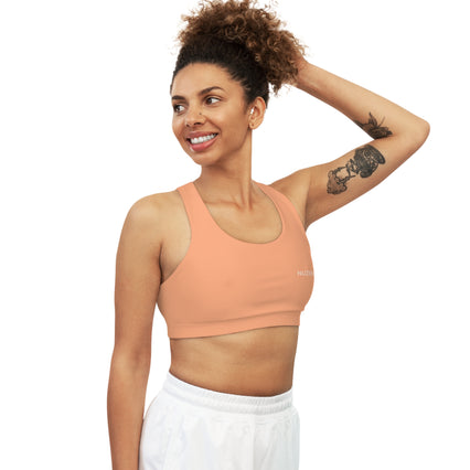 Passion Peach Seamless Sports Bra