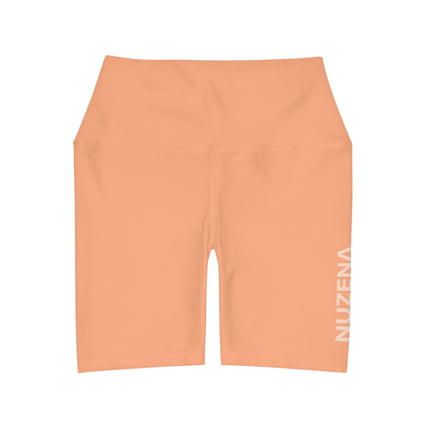 Passion Peach High Waisted Yoga Shorts